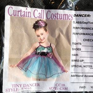 Girl dance costume